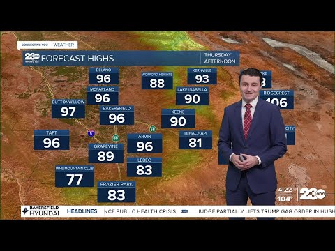 23ABC Evening weather update June 25, 2024