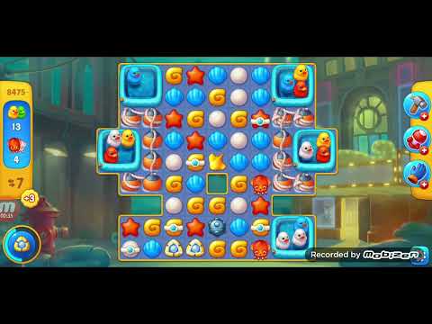 fishdom game / level 8475 / It is like the ads? / thank you 피쉬돔 / 모바일 게임 / 중독성 있는 게임 / 미니 게임