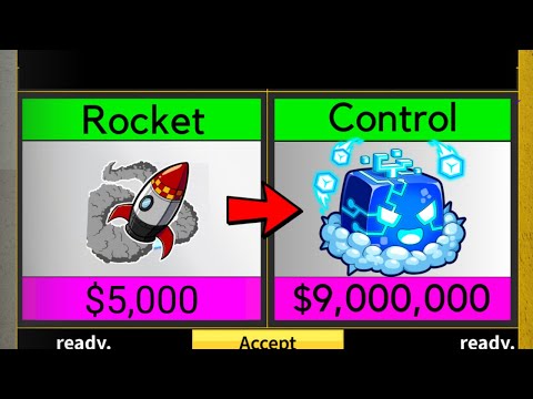 Trading Rocket To Control (FULL VIDEO) - Blox Fruits