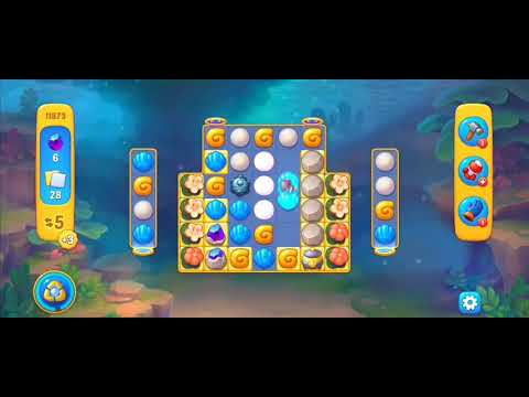 Fishdom Easy Level 11873 (with full seashell) @choraelmin