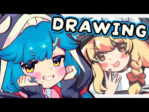 【DRAWING】i took a nap earlier & now i cant sleep :(【Poko Rakun】