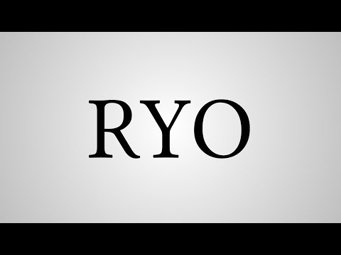 What Does "RYO" Stand For?