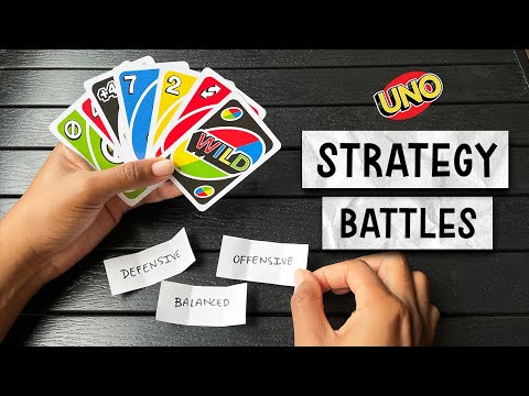 UNO Strategy Battles  - Trying Different Play Styles | Part 1