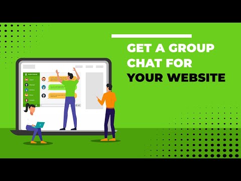Get a group chat for your website logo