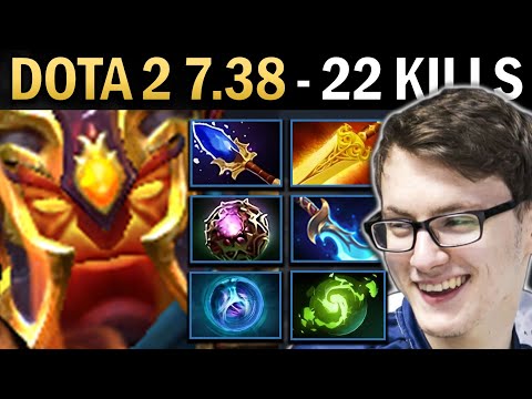 Ember Spirit Gameplay Miracle with 22 Kills and Radiance - TI14