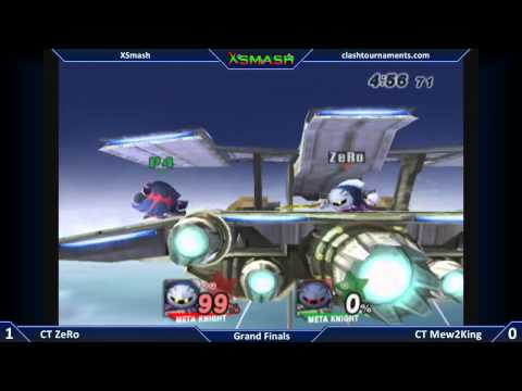 XSmash - CT Mew2King vs CT ZeRo - Grand Finals - SSBB