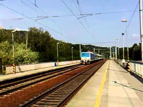 Průjezd 363.115 -7 stanicí Blansko - město