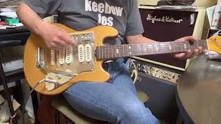 Video thumbnail for Guyatone Bizarre Guitar LG-140T / 4Pick ups Gold JAPAN VINTAGE  チャンネル登録、グッドボタンをよろしくお願いします。 by 渕野浩士