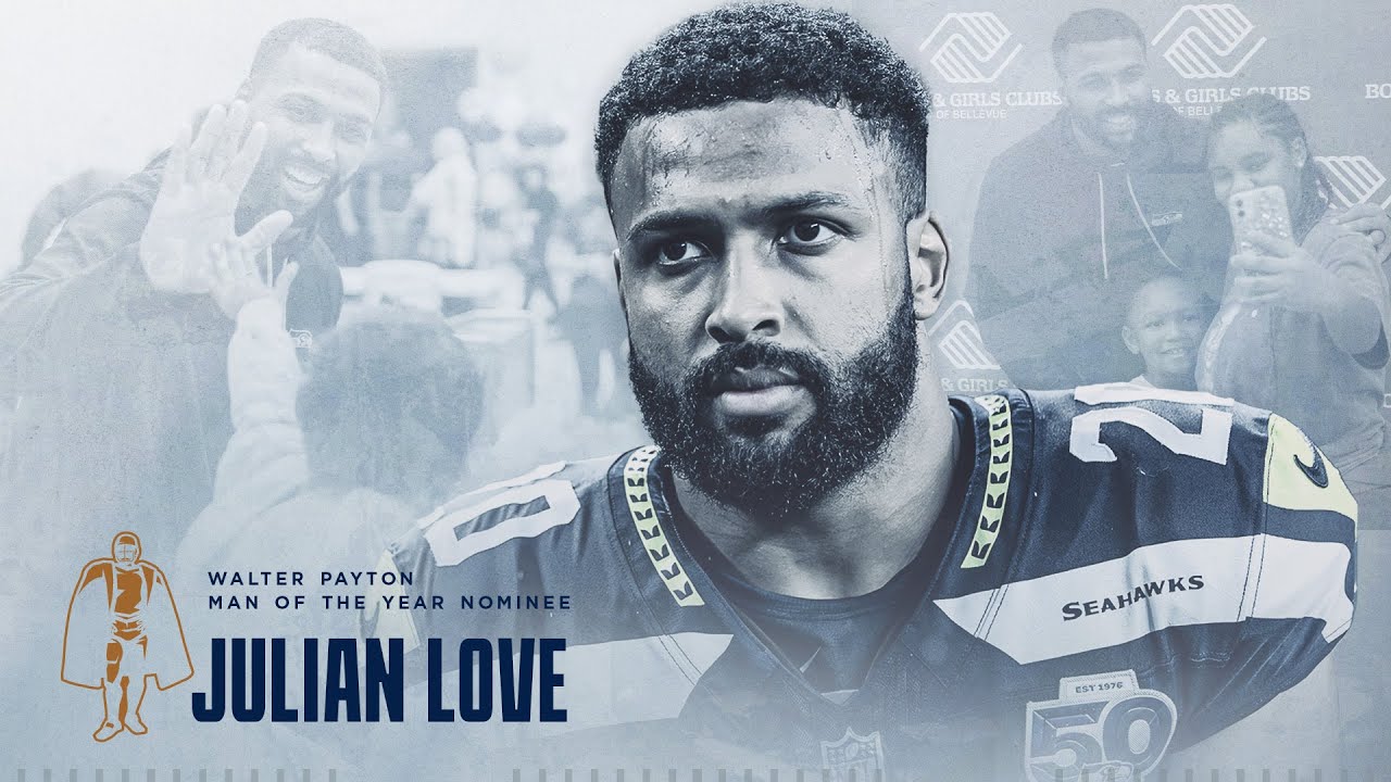 Julian Love Nominated For Walter Payton NFL Man Of The Year