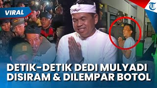 DETIK-DETIK DEDI MULYADI Disiram Air & Dilempar Botol di Bekasi, Pelaku Bawa Jimat di Tasnya