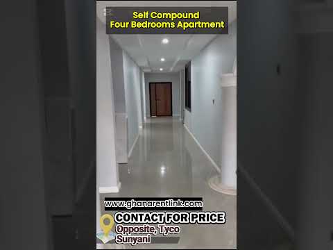 Self-Compound 4 Bedroom Apartment for Rent Opposite Tyco, Sunyani in Opposite Tyco, Sunyani, Bono, Ghana