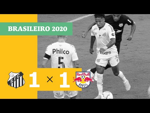 Santos 1-1 Red Bull Bragantino (Campeonato Brasile...