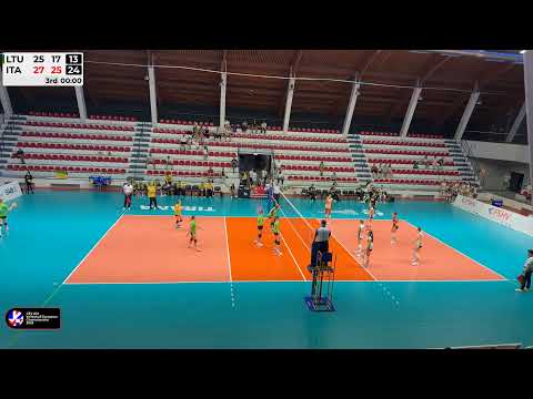 CEV U16 Champioship 2025 Lithuania - Italy