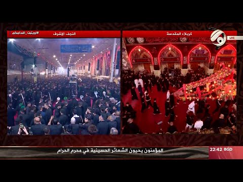 شاهد بالفيديو.. المؤمنون يحيون الشعائر الحسينية في محرم الحرام | 2024/7/14
