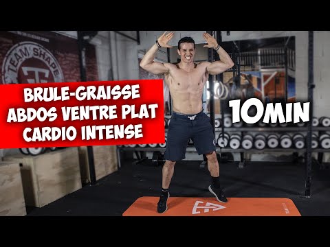 10min abdos ventre-plat brûle graisse (cardio maison intense)