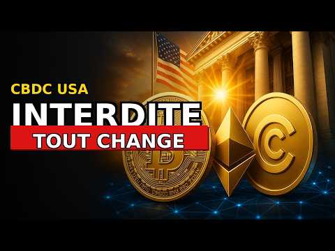🔴 CBDC INTERDIT AUX USA CETTE NUIT + Circle approuvée banque + Agents IA trader