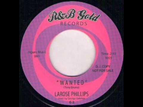 LAROSE PHILLIPS - 'WANTED' - R&B GOLD RECORDS MO8W 3434