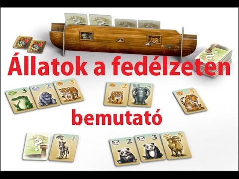 Állatok a fedélzeten - társasjáték bemutató - Jatszma.ro