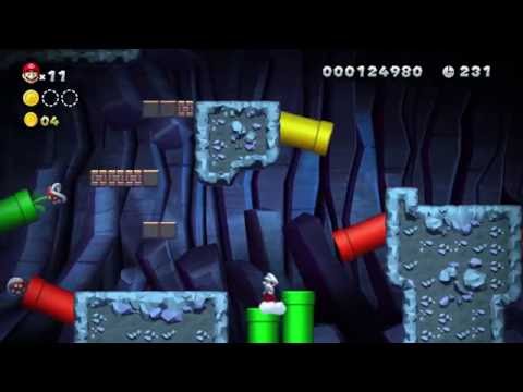 [PLAY] New Super Mario Bros. U - Underground Gameplay + Creepy Bowser Laugh