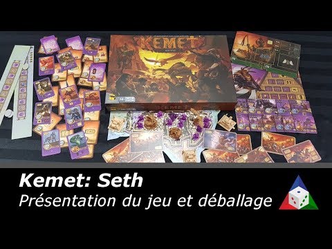 Kemet: Seth - Présentation du jeu et déballage