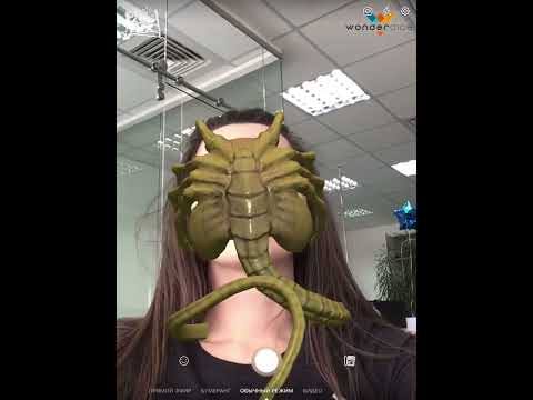 Face Hugger Augmented Reality - Shorts 02