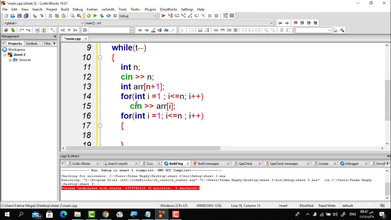 9-  sheet 3 Problem I