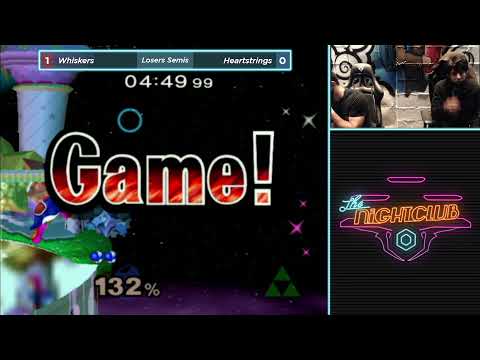 The Nightclub S2E2: Whiskers (Yoshi) vs Heartstrings (Sheik) - Losers Semis SSBM