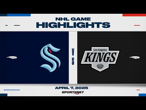 NHL Highlights | Kraken vs. Kings - April 7, 2025