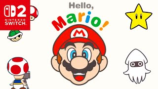 Hello, Mario! (Nintendo Switch 2) - 100% Longplay Full Game Walkthrough Gameplay Guide