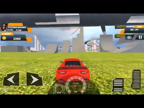 Crazy Racing Extreme Car Tracks 3D - Impossible Car Stunts #3 | Android Gameplay | Friction Games