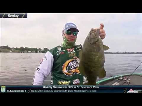 Scott Canterbury's giant (5-12) smallmouth on St. Lawrence River