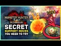 Monster Hunter Rise Sunbreak - AWESOME Secret Support Moves You Need to Try!