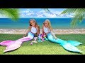 Las Ratitas se convierten en Sirenas de Barbie Arco Iris Dreamtopia!!