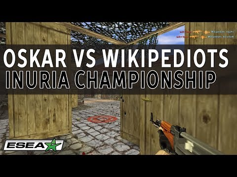 CS 1.6 Classic Throwback - Neophyte Oskar vs Wikipediots - Inuria Championship Summer