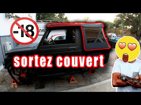 Bache HM  et Accastillage  SUZUKI SAMURAI