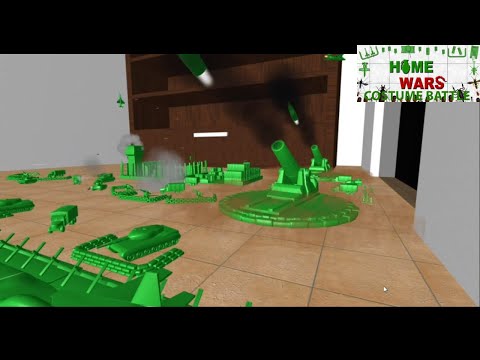 GREEN ARMY MEN MASSIVE CANNONS REPELLING BUGS SWARM | HOME WARS | COSTUME BATTLE #20