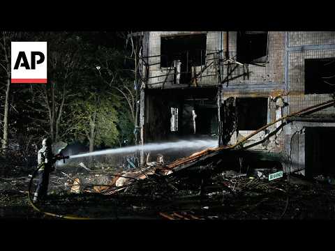 Video Thumbnail: Scene in Kyiv after Russia launches a large-scale ballistic missile attack