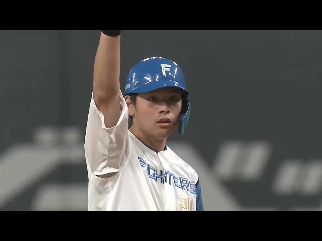 【7回裏】ダメ押しの追加点!! ファイターズ・野村佑希のタイムリー2ベースヒット!! 2022年7月2日 北海道日本ハムファイターズ 対 オリックス・バファローズ