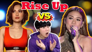 Korean REACTION Julie Anne San Jose VS Morissette Amon | rise up cover