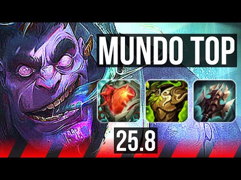 DR. MUNDO vs VAYNE (TOP) | 8/2/4, Dominating | KR Diamond | 25.8