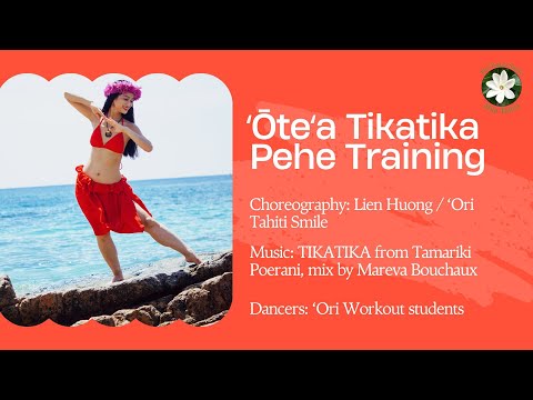 Pehe training combo ʻŌteʻa Tikatika performed with dancers from 'Ori Workout class