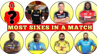 Most Sixes in a match in ipl history | Ipl records 2021