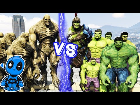 HULK ARMY vs ABOMINATION ARMY - EPIC BATTLE