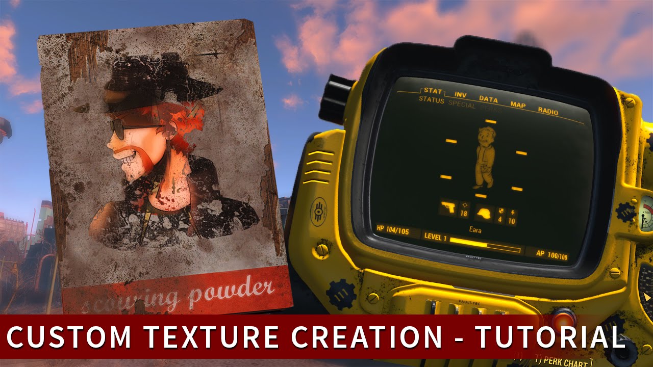 Fallout 4 - Custom Texture Tutorial - Replace Textures!