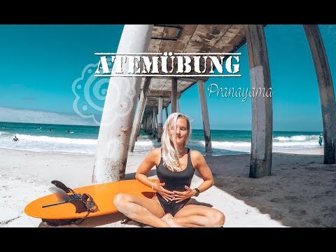 Yoga Atemübung (Pranayama, Bauchatmung)