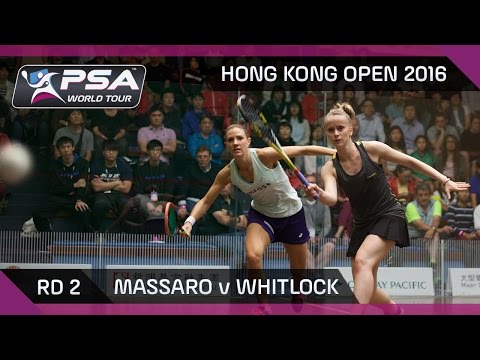 Squash: Hong Kong Open 2016 - Massaro v Whitlock - RD 2 Highlights
