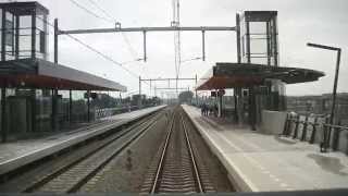 preview picture of video '[cabinerit] A train driver's view: Nijmegen - Arnhem, DDZ, 26-Aug-2014.'