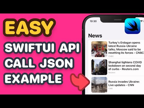 Build a news app in SwiftUI 2.0 (Combine, API, MVVM & Swift Package Manager) thumbnail