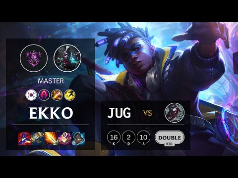 Ekko Jungle vs Kayn - KR Master Patch 10.24