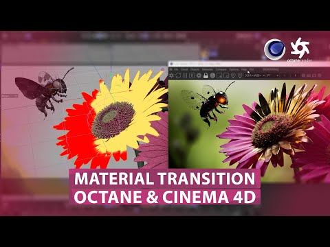 How to Transition Between Materials in Octane and Cinema 4d